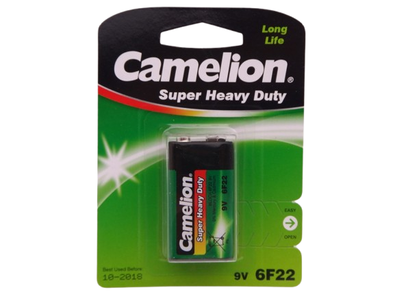 Baterii tip 9V alcaline, zinc carbon