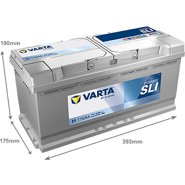 Baterie auto Varta Silver Dynamic 12V 110Ah 920A I1 cod 610402 092