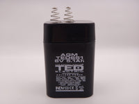 Acumulator 6V 5Ah 67x67x97mm tip 4R25 cu borne tip arculete Ted TD4R25