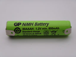 Acumulator GP 80AAAH 1.2V Ni-Mh 800mAh R3 AAA cu lamele pentru lipire