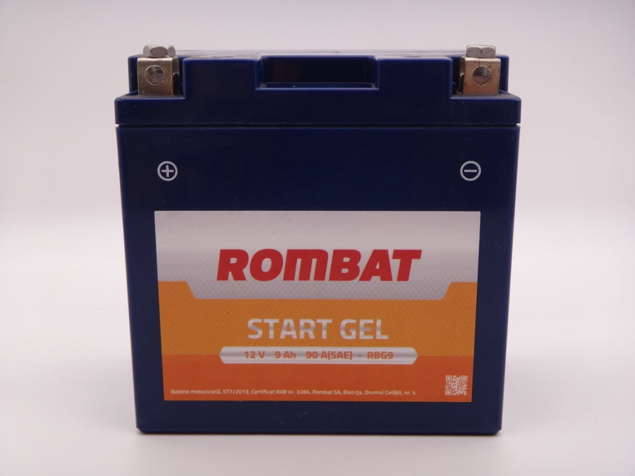 Baterie moto, scuter, atv 12V 9Ah curent pornire 140A Gel, RMG9-BS-C Rombat
