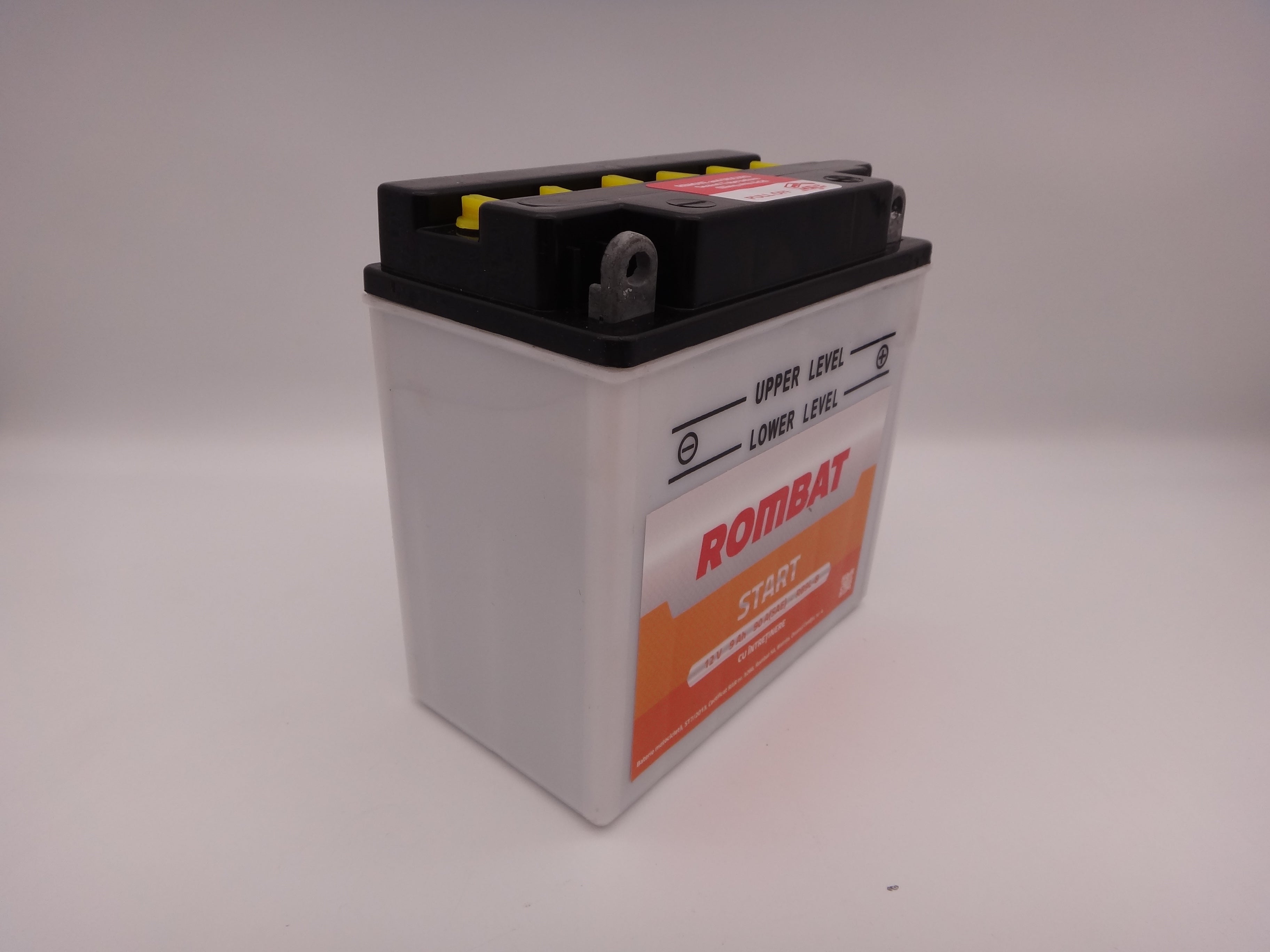 Baterie moto, scuter, atv 12V 9Ah curent pornire 90A SAE RB9L-B Rombat