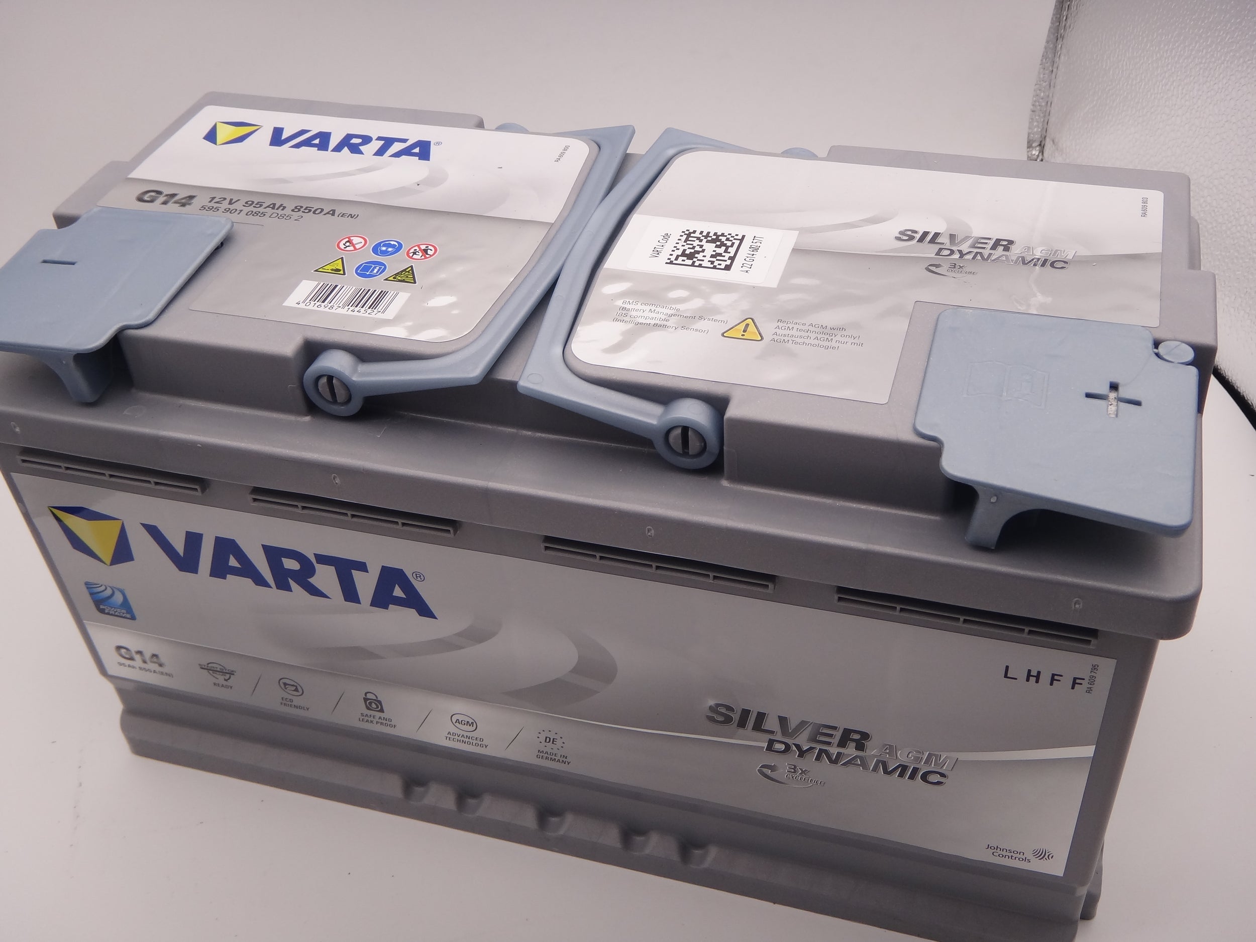 Baterie auto 12V 95Ah 850A G14 Varta Silver AGM Dynamic cod 595901085 Start Stop