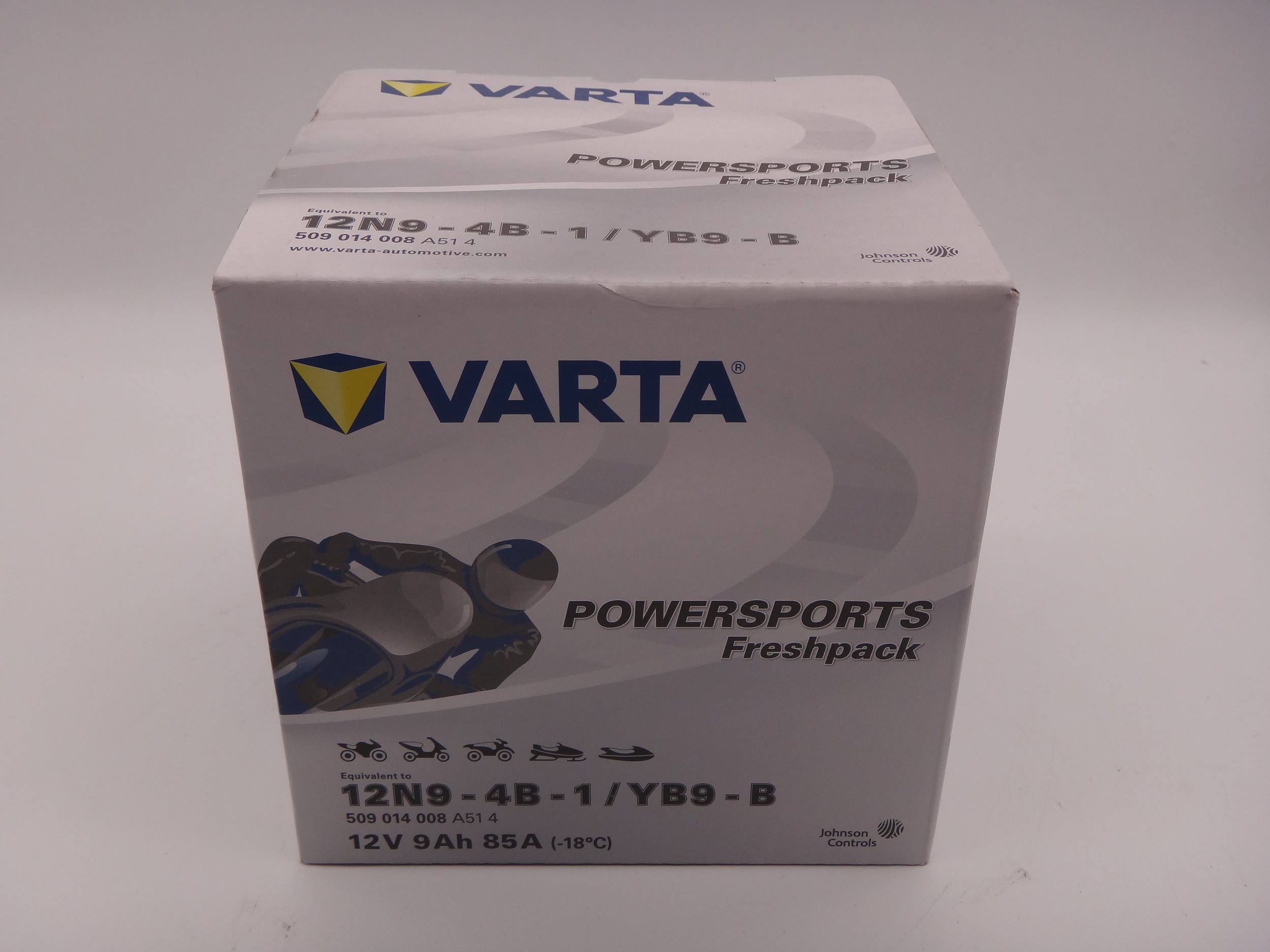 Varta 12N9-4B-1, YB9-B baterie moto, atv, 12V 9Ah 85A cod 509014008 Powersports Freshpack