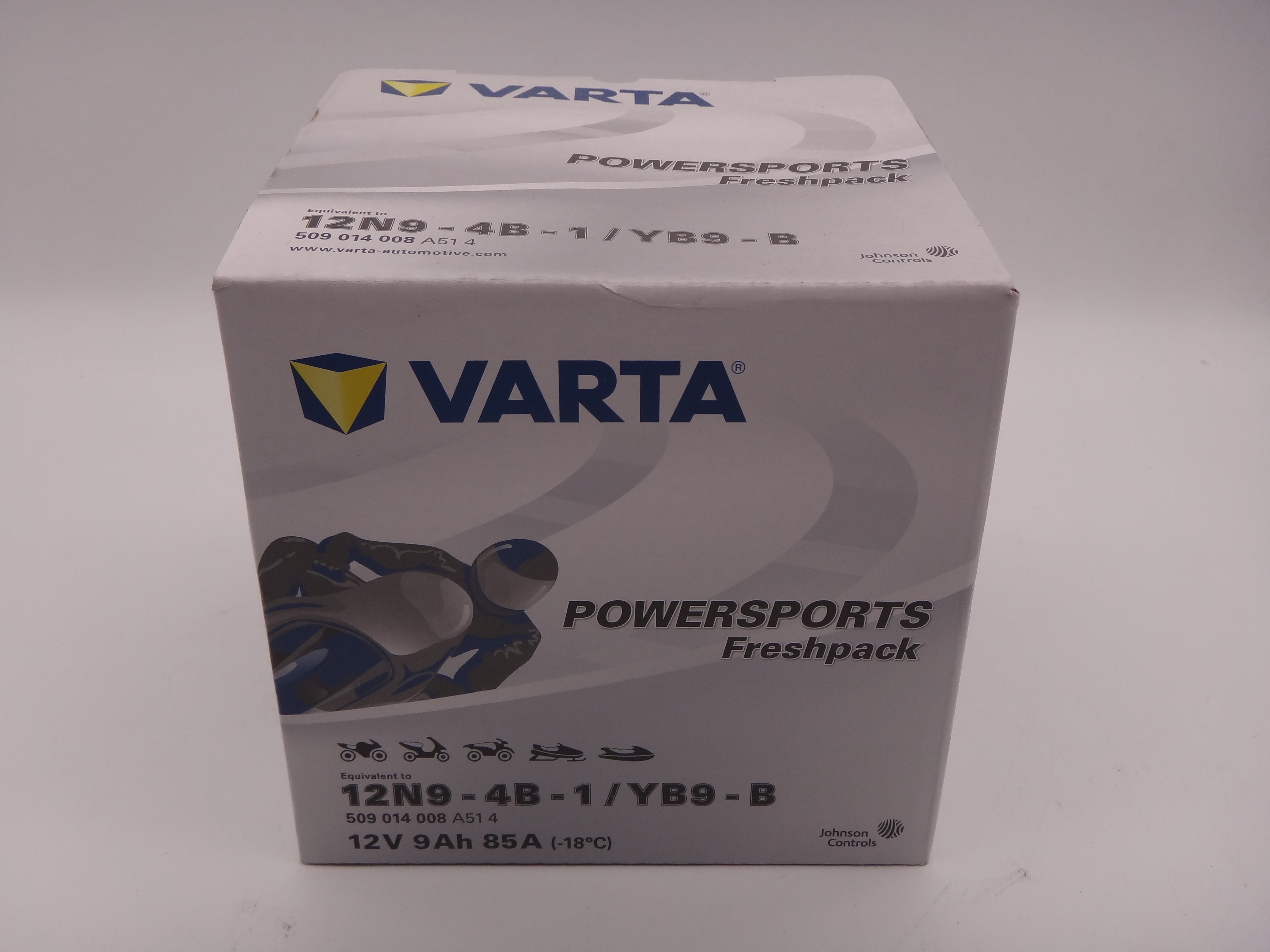 Varta 12N9-4B-1, YB9-B baterie moto, atv, 12V 9Ah 85A cod 509014008 Powersports Freshpack