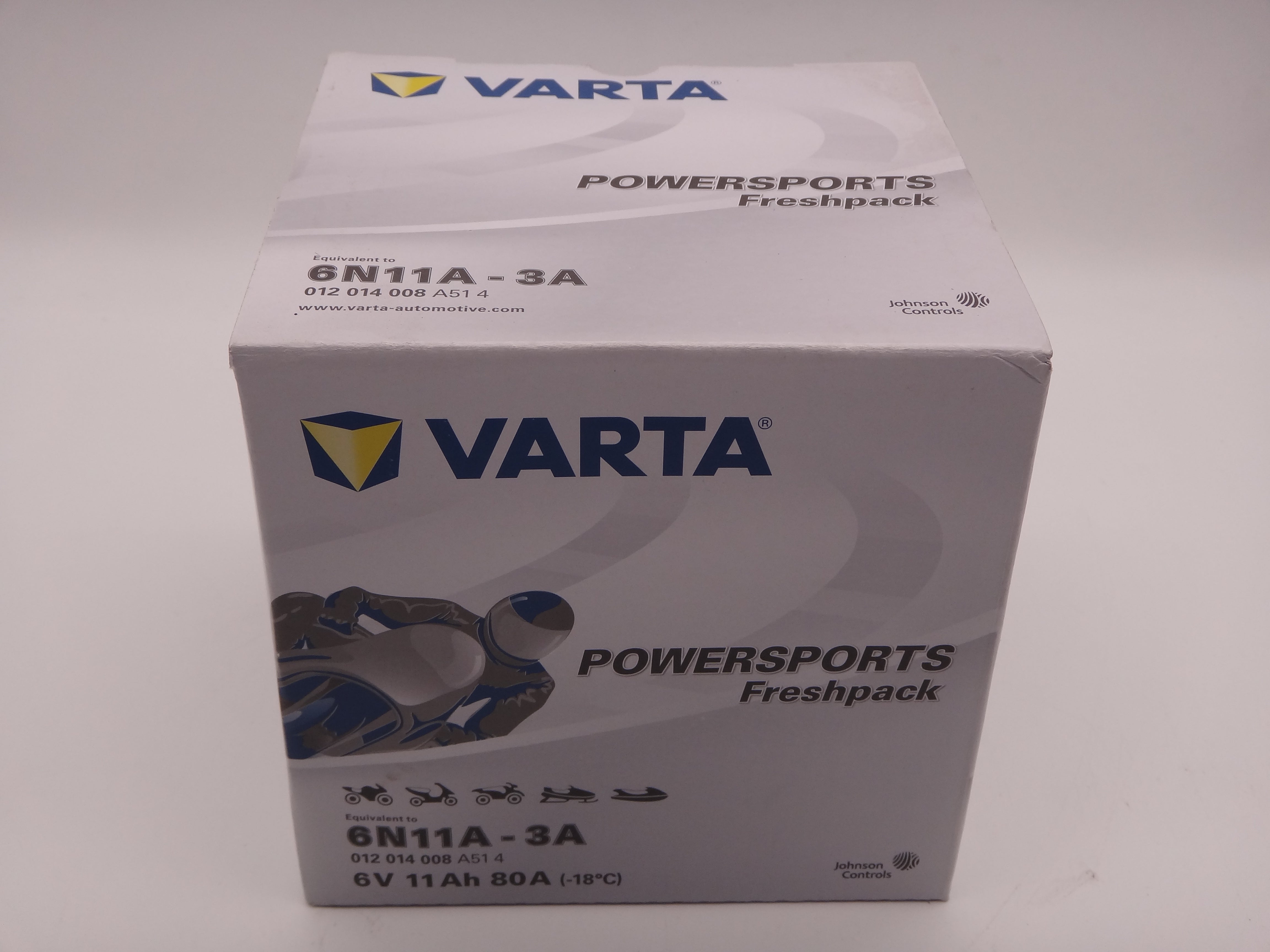 Varta 6N11A-3A baterie moto, scuter, atv 6V 11Ah 80A cod 012014008