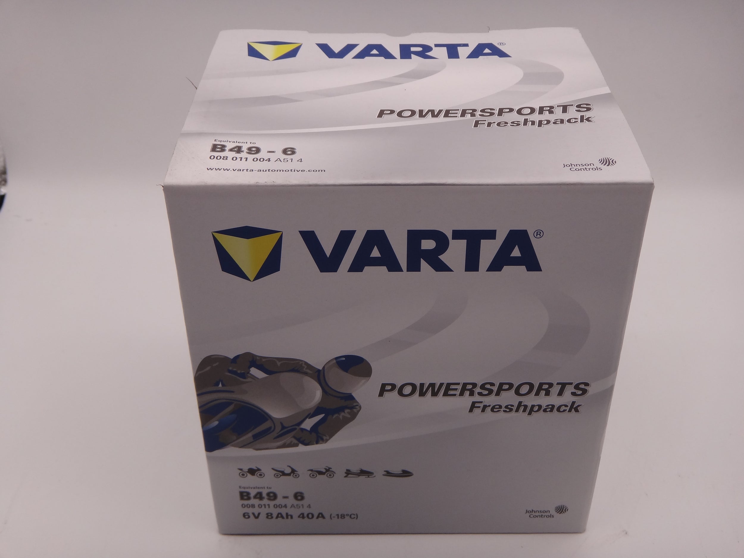 Varta B49-6 baterie moto, scuter, atv 6V 8Ah 40A cod 008011004