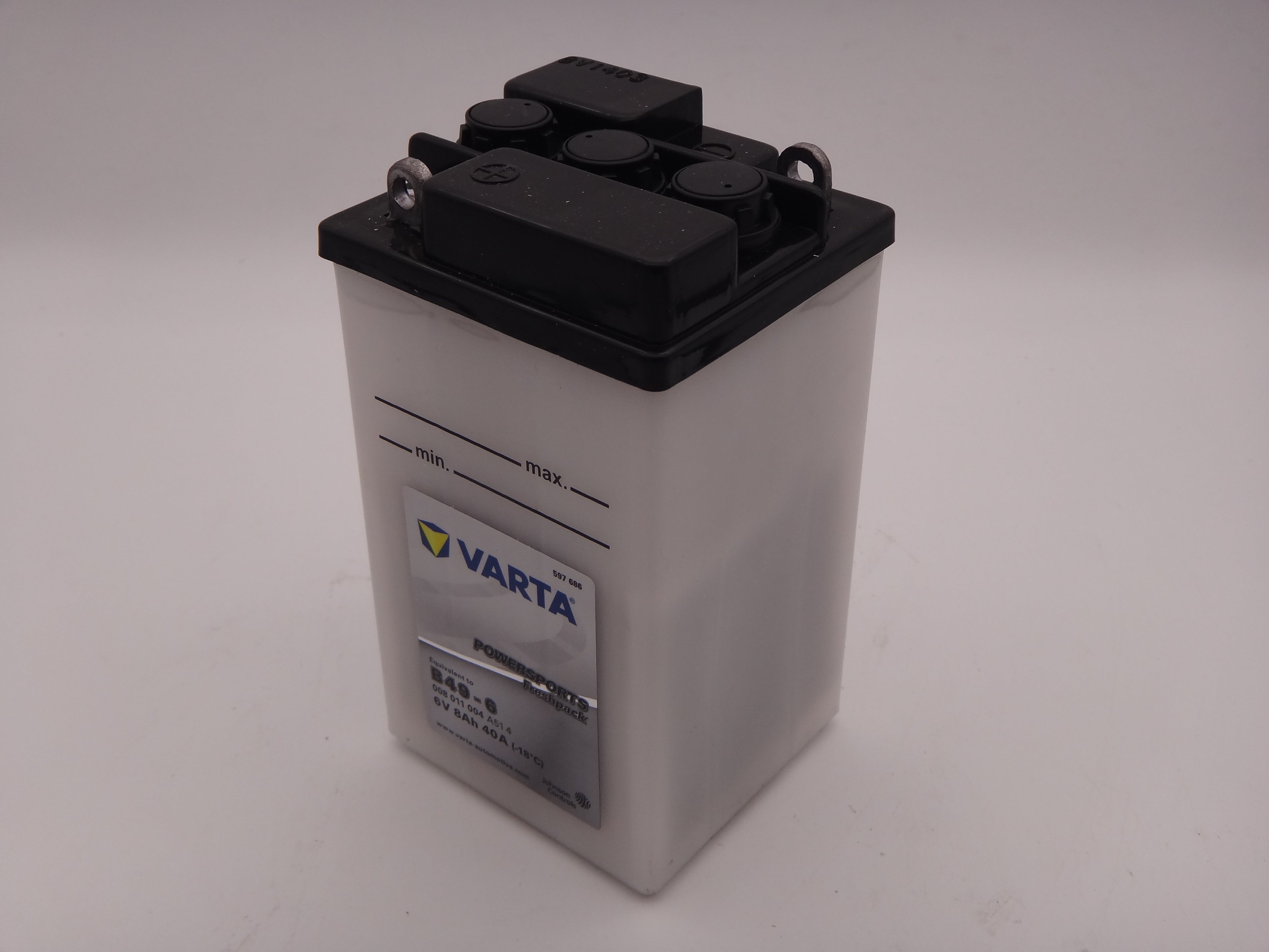 Varta B49-6 baterie moto, scuter, atv 6V 8Ah 40A cod 008011004