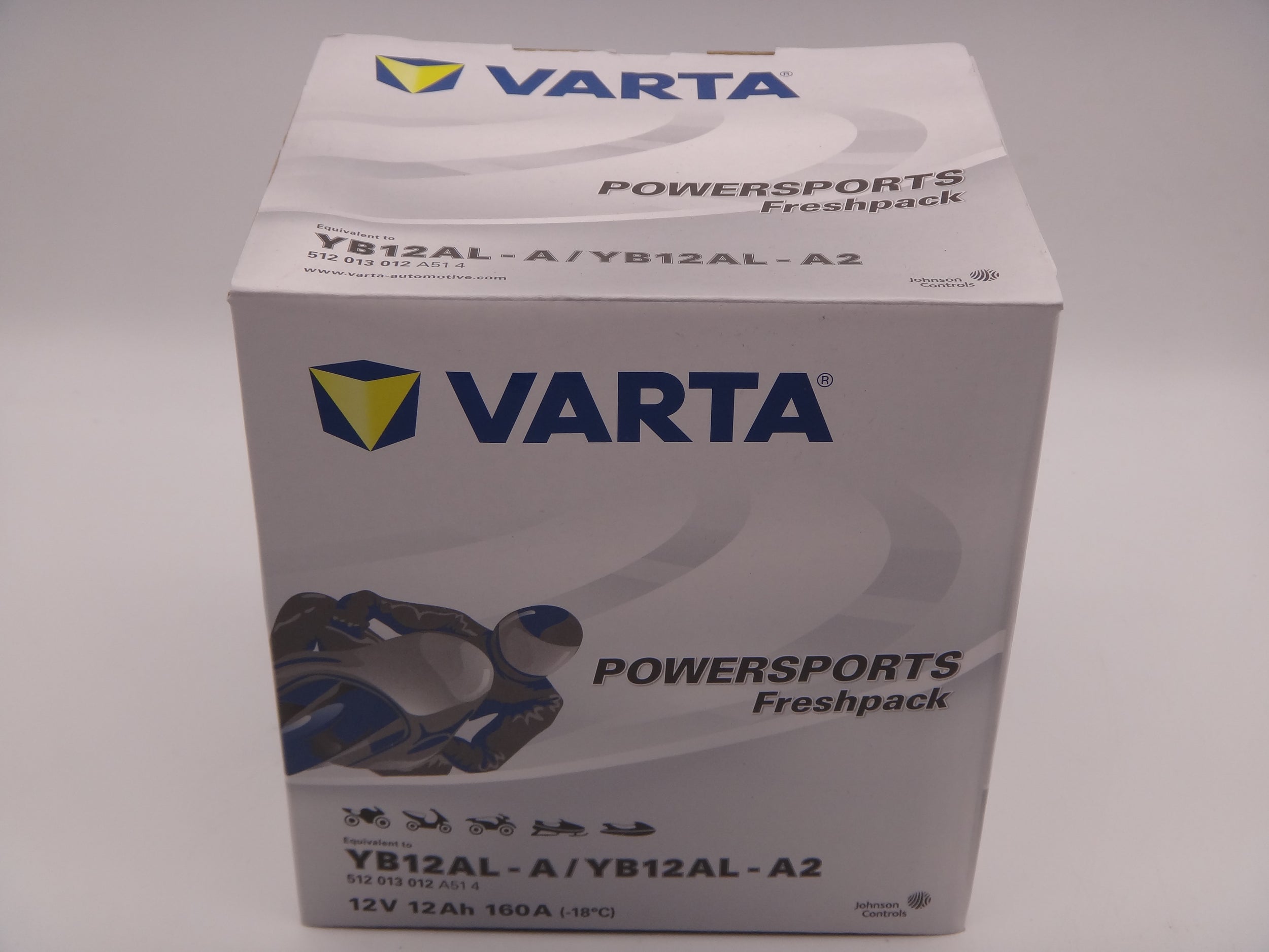 Varta YB12AL-A2 baterie moto, scuter, atv 12V 12Ah 160A cod 512013012 Powersports Freshpack