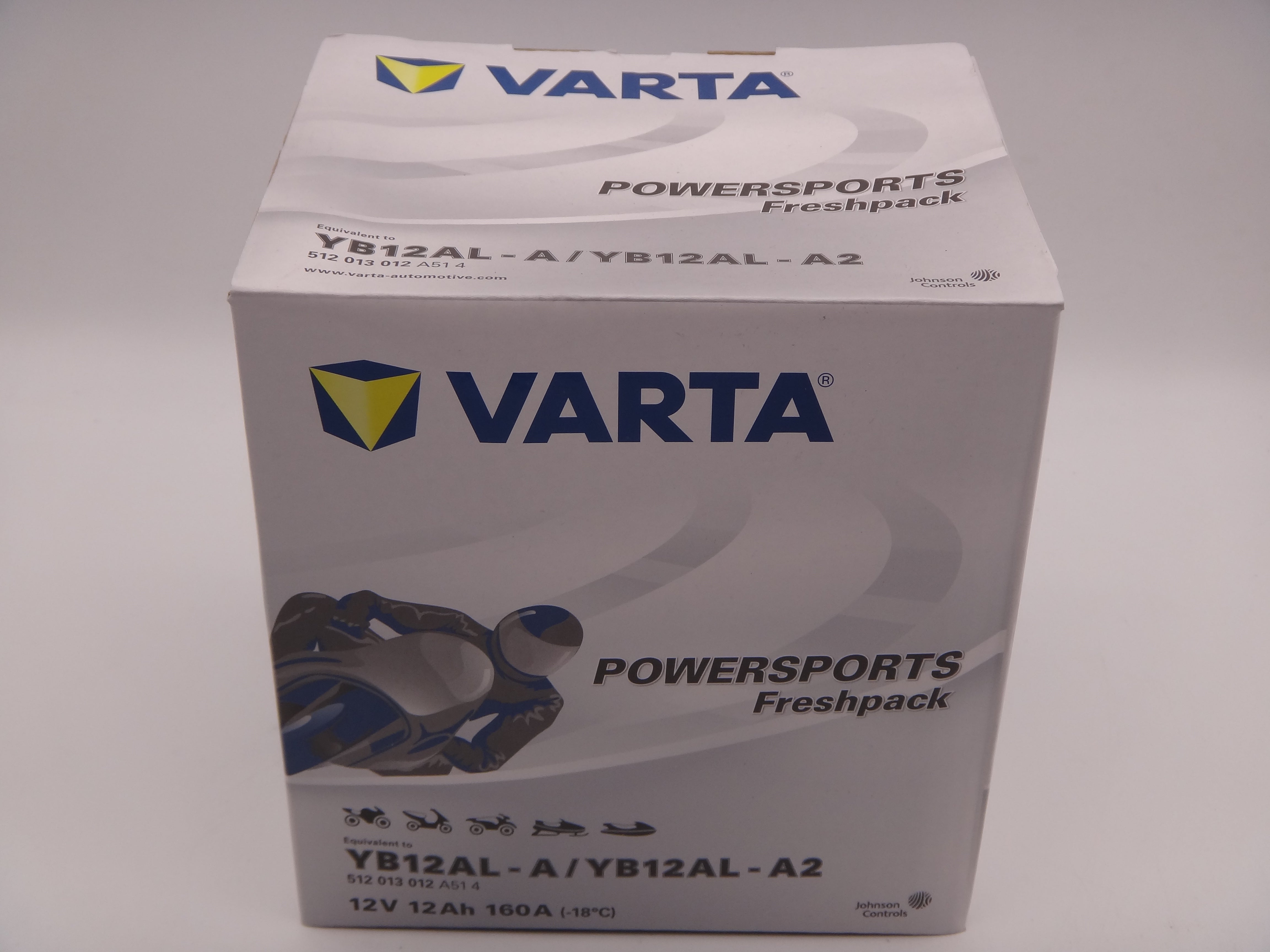 Varta YB12AL-A2 baterie moto, scuter, atv 12V 12Ah 160A cod 512013012 Powersports Freshpack