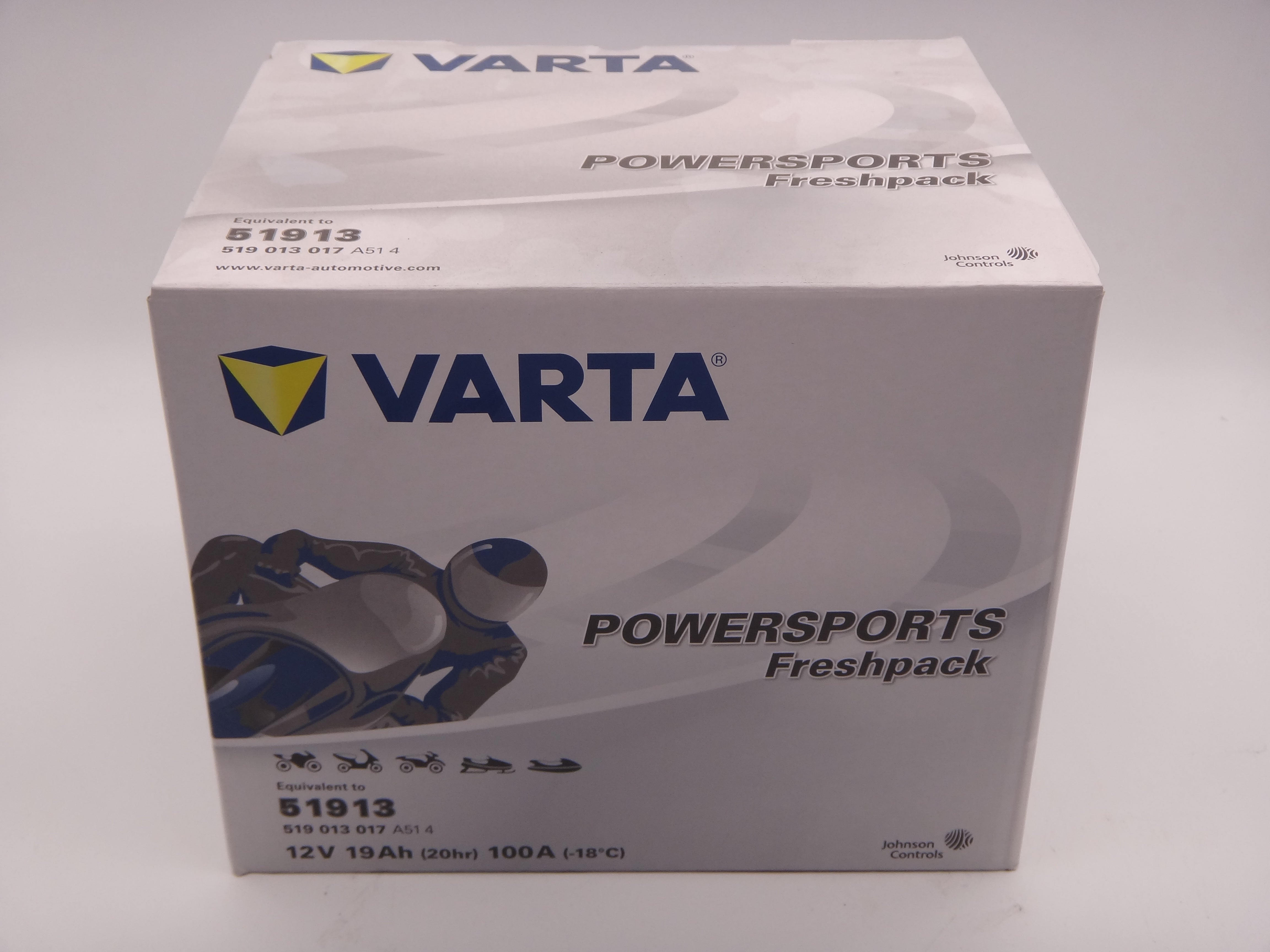 Varta 51913 baterie moto, BMW, scuter, atv 12V 19Ah 170A cod 519013017 Powersports Freshpack