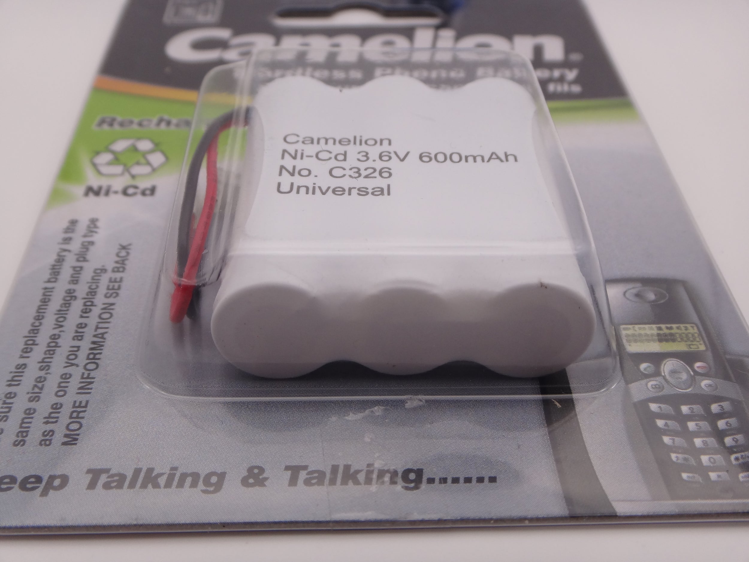 Camelion acumulator cordless 3,6V C326, T110, 600mAh