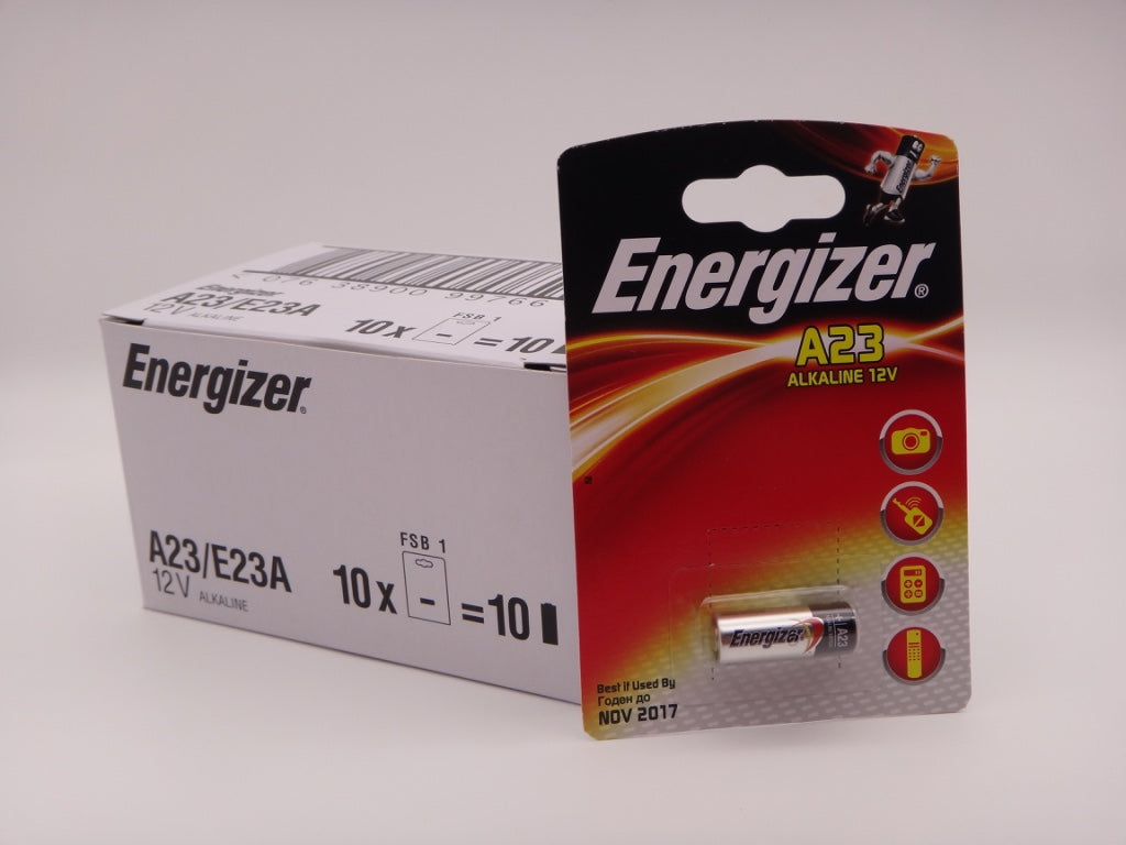 Energizer A23 baterie alcalina 12V cod E23A pentru telecomanda auto, poarta
