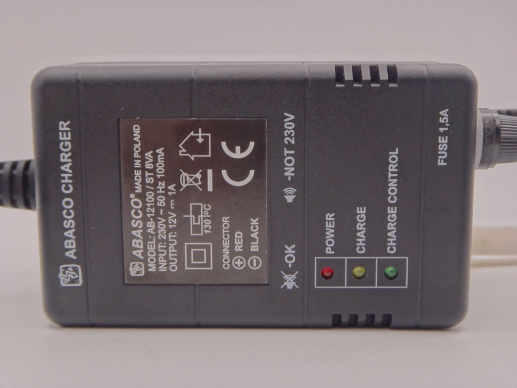 Incarcator 12V 1Ah automat pentru acumulatori VRLA, GEL, AGM, Abasco Poland