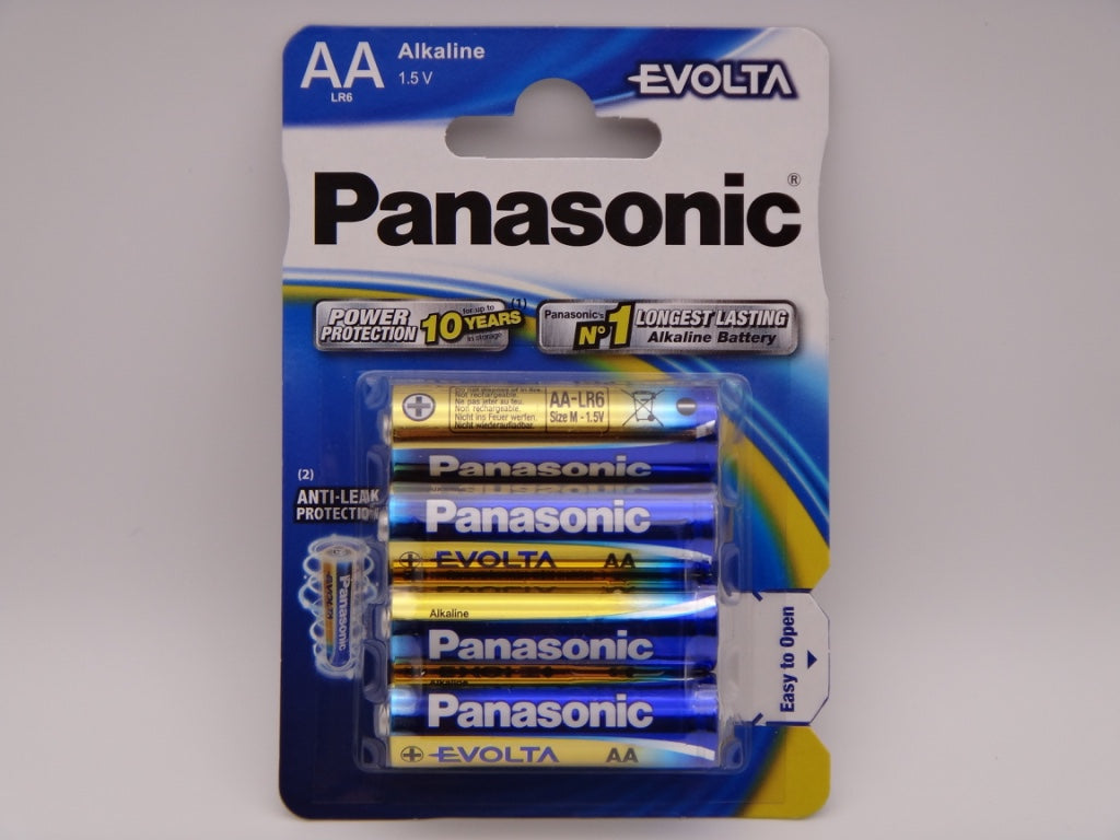 Panasonic Evolta baterii alcaline LR6 AA 1.5V AM3 MN1500 blister 4