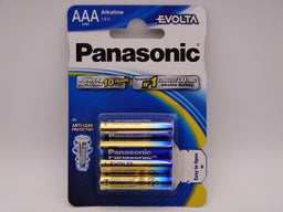Panasonic Evolta baterii alcaline LR03 AAA 1.5V AM4 MN2400 blister 4 protectie scurgere