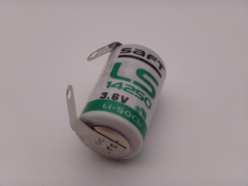 Baterie litiu Saft LS14250CNR 3.6V 1/2AA 1200mAh cu lamele pentru lipire
