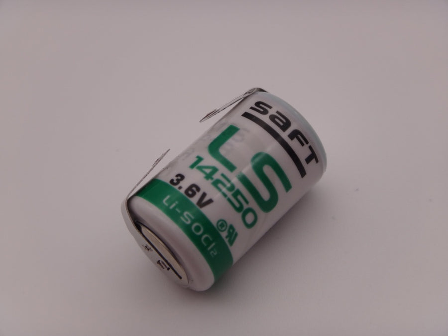 Baterie litiu Saft LS14250CNR 3.6V 1/2AA 1200mAh cu lamele pentru lipire