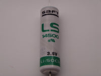 Baterie litiu SAFT LS14500 AA 3.6V 2600mAh Li-SOCI2 cu conexiuni