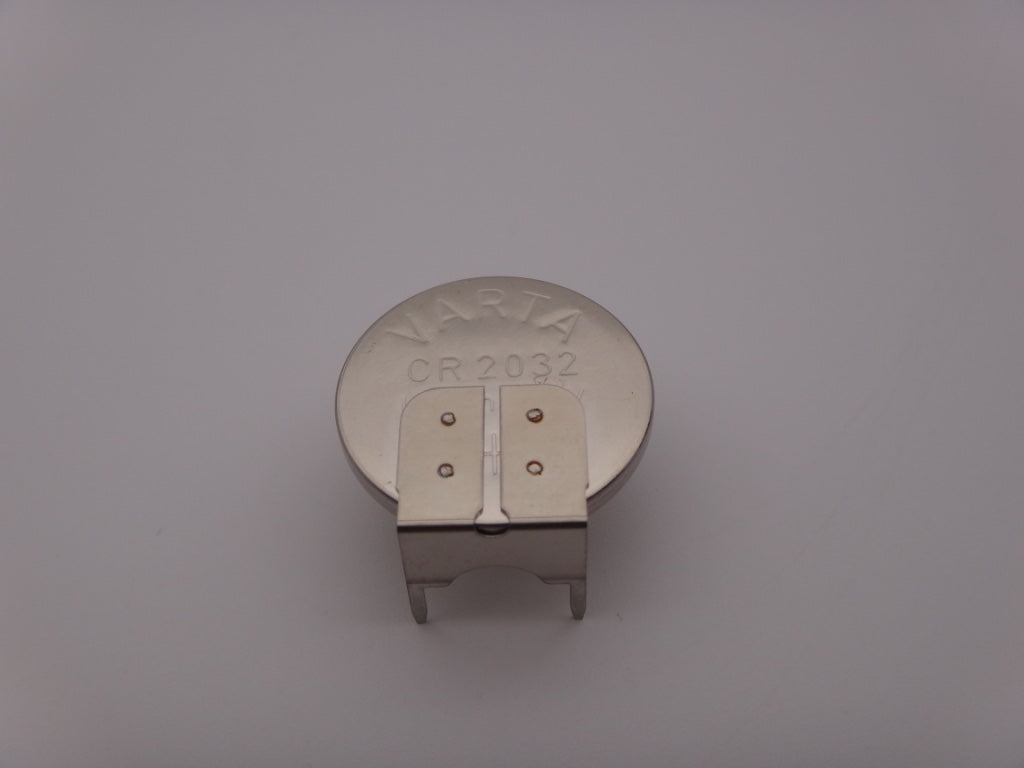 Baterii litiu CR2032 Varta 3V 230mAh cu pini pentru PCB