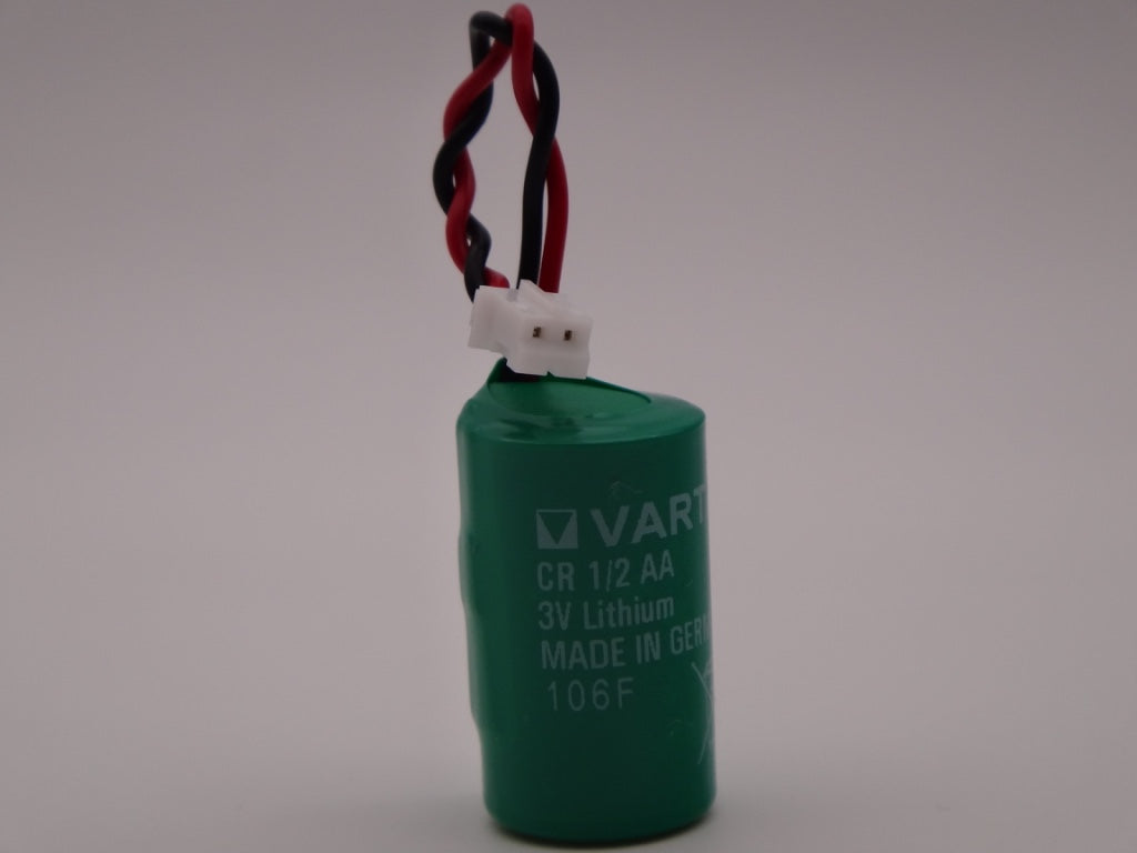 Varta CR1/2AA, 3V baterie litiu 1000mAH cu terminatie mufa pentru repartitoare de caldura