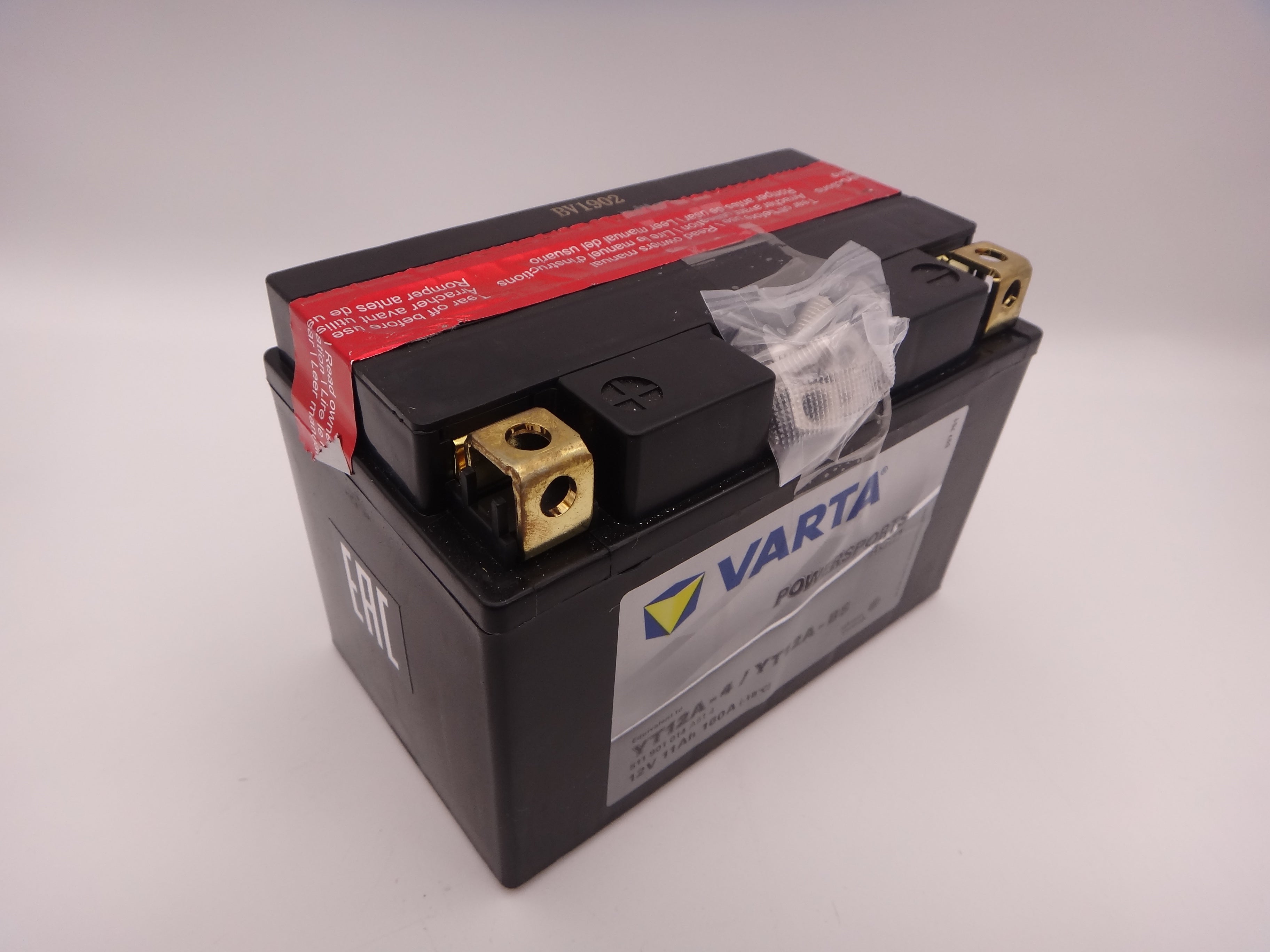 Varta YT12A-BS baterie moto, YT12A-4 scuter, atv 12V 11Ah AGM 160A cod 511901014