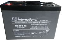 Acumulator 12V 100Ah VRLA, GEL 307x169x211mm FBinternational for ROMBAT DCG100-12