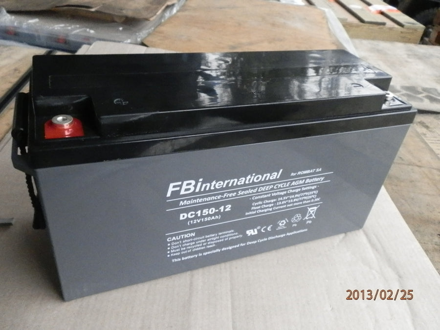 Acumulator 12V 150Ah VRLA, GEL, AGM FBinternational for ROMBAT