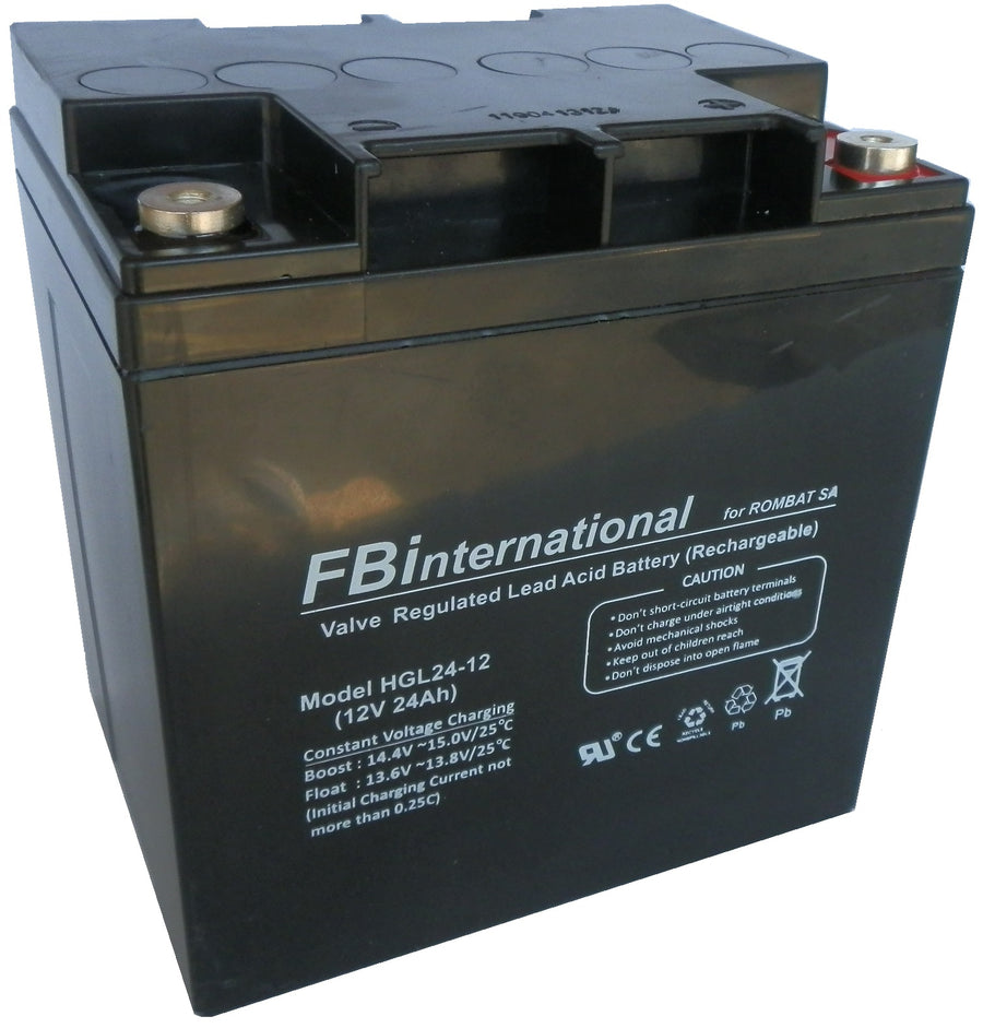 Acumulator 12V 24Ah VRLA, GEL, AGM FBinternational for ROMBAT