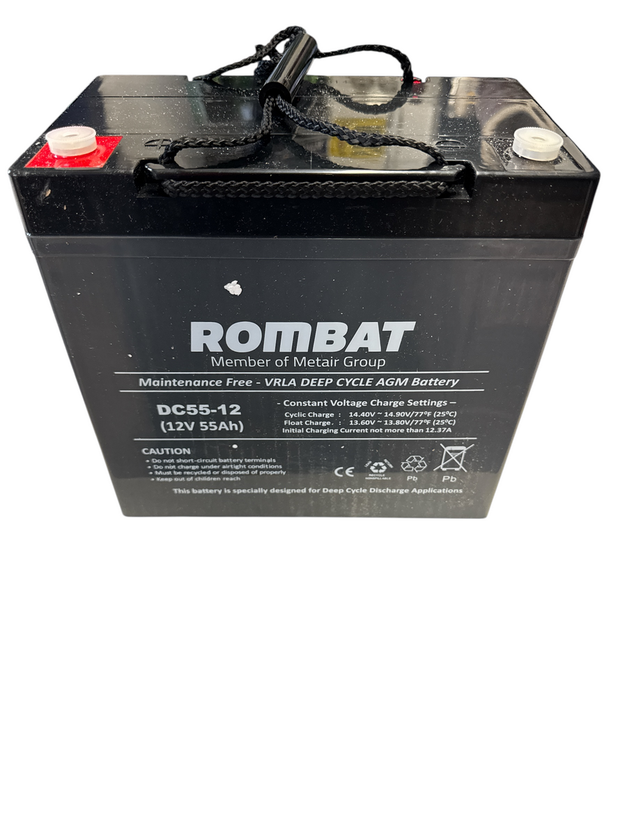 Acumulator 12V 55Ah VRLA, AGM 230x138x208mm ROMBAT DC55-12