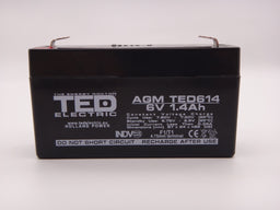 Acumulator 6V 1.4Ah VRLA AGM 97mm x 24mm x 52mm F1