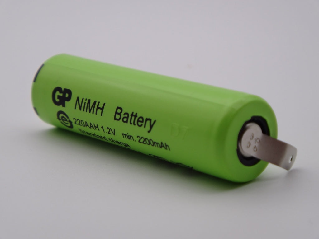 GP220AAH acumulator industrial R6 AA 1.2V 2200mAh Ni-Mh lamele pentru lipire