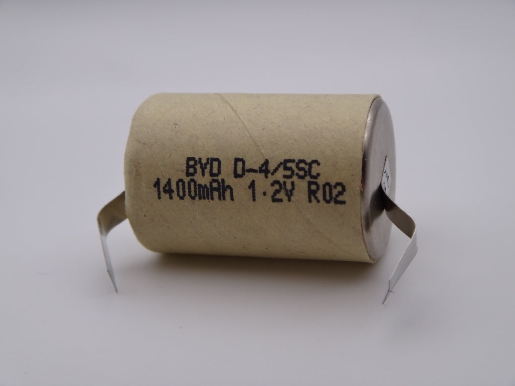 Acumulator industrial BYD Ni-Cd, 1.2V, 1250mAh 4/5SC
