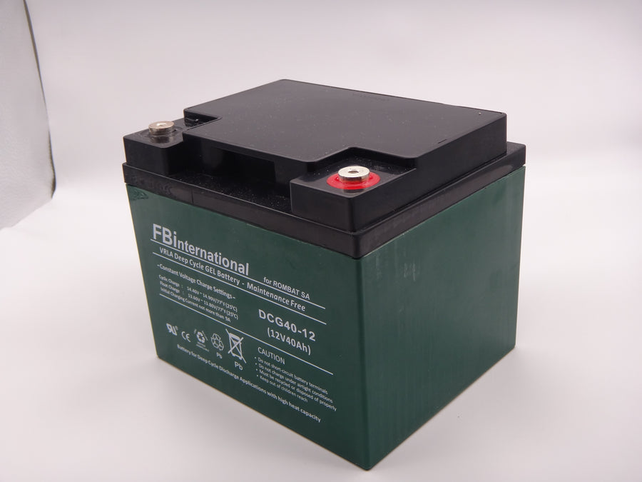 Acumulator 12V 40Ah VRLA, GEL 199x166x173mm pentru carucior electric FBinternational for ROMBAT