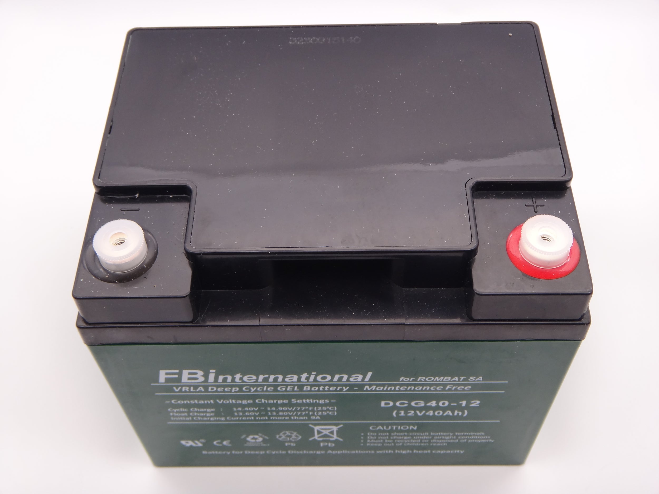 Acumulator 12V 40Ah VRLA, GEL 199x166x173mm pentru carucior electric FBinternational for ROMBAT