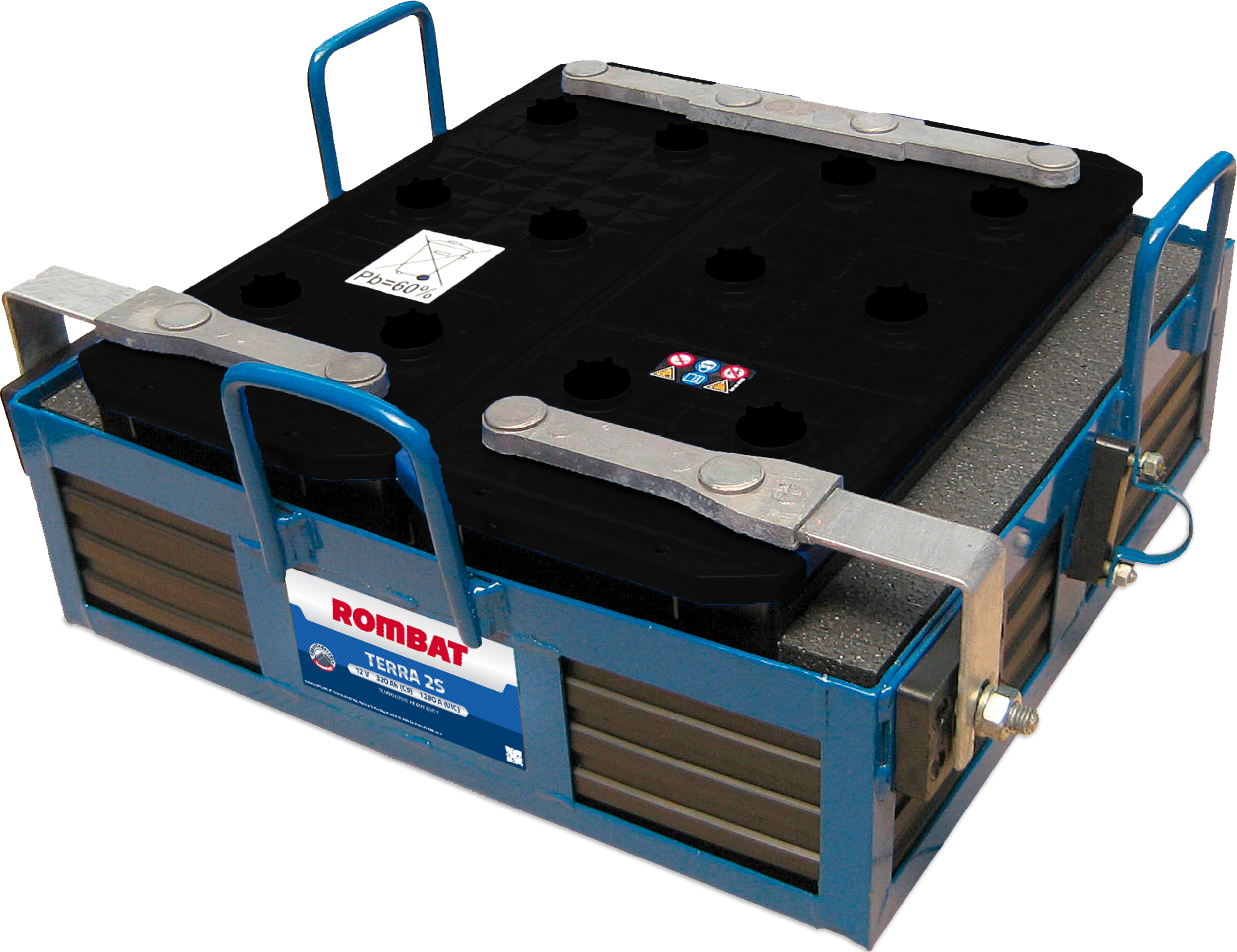 Acumulator locomotiva Rombat Terra 2S 12V - 320Ah (C5) 1280A (UIC)