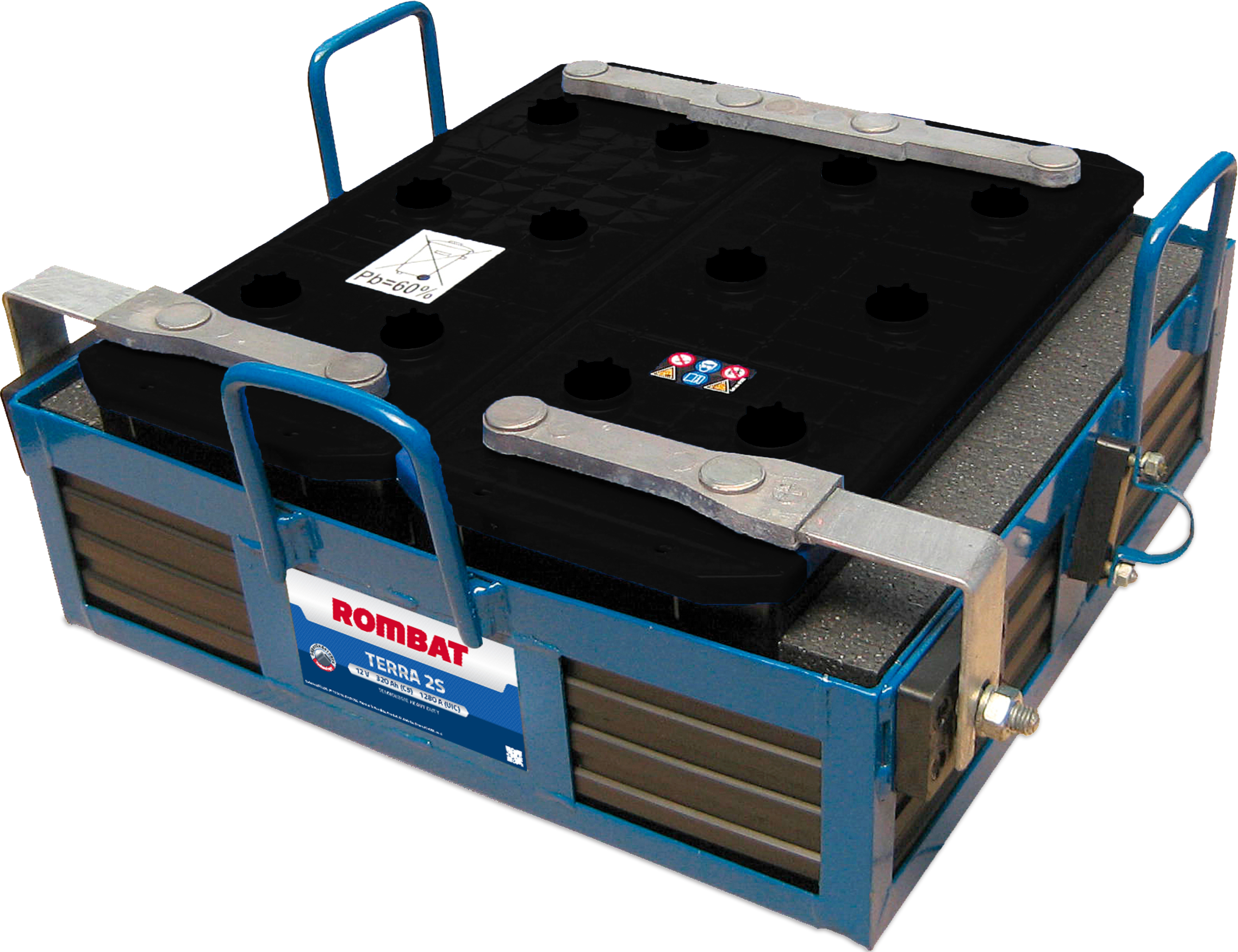 Acumulator locomotiva Rombat Terra 2S 12V - 320Ah (C5) 1280A (UIC)
