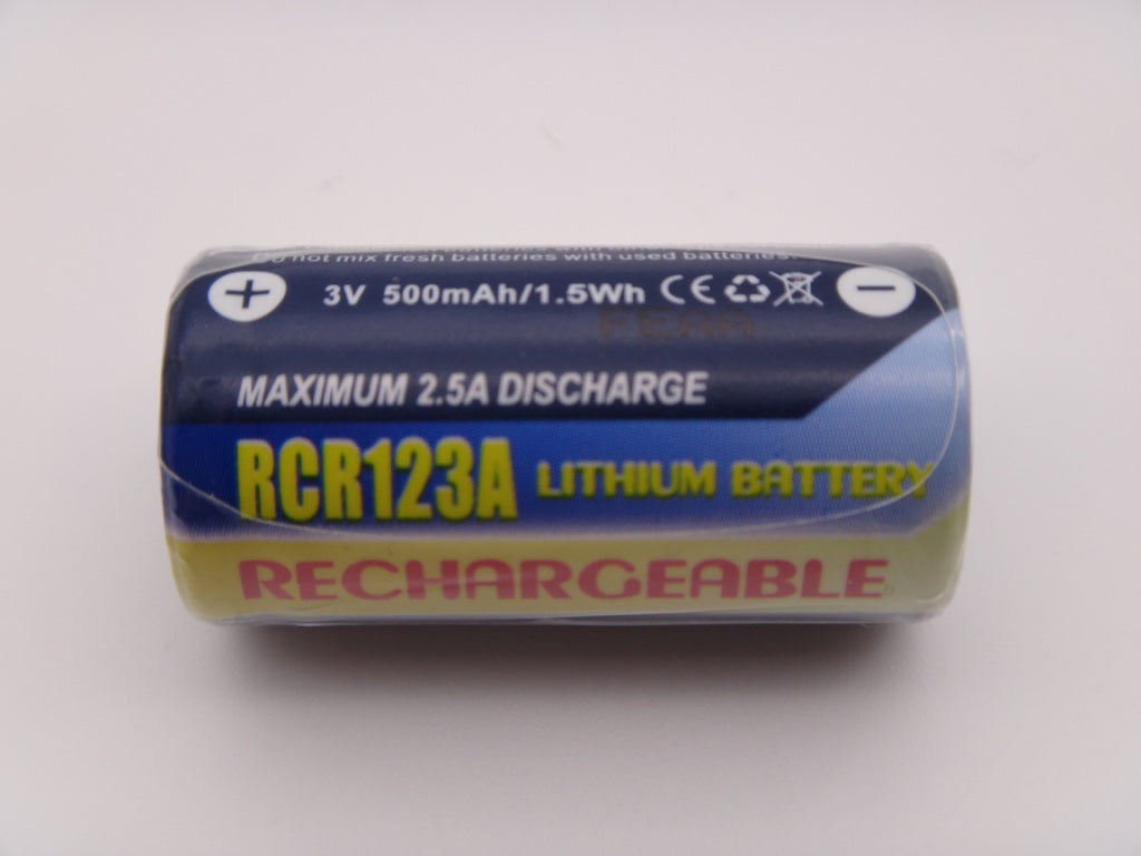 Acumulator RCR123A 3V Li-Ion 500mAh replacement