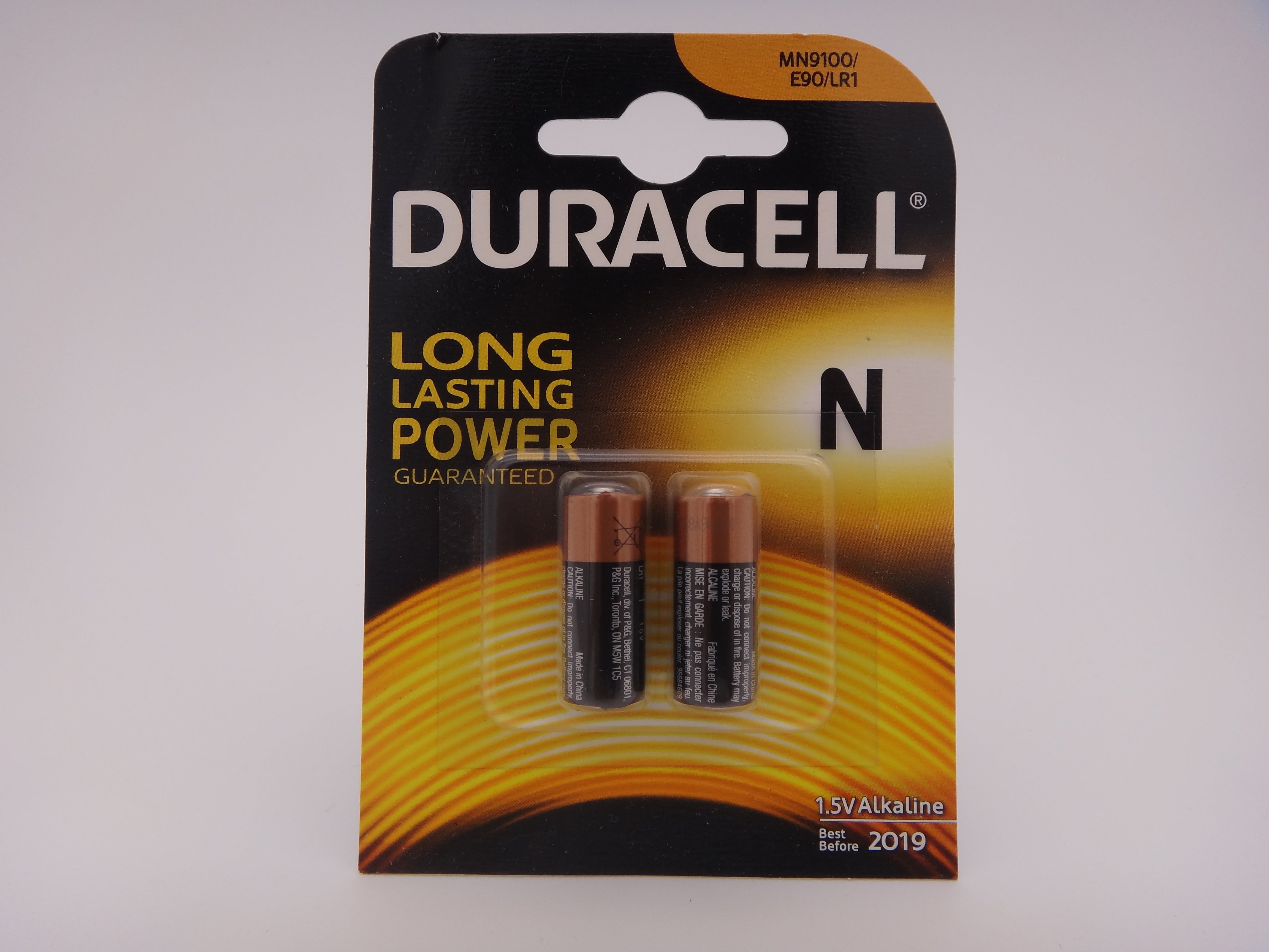 Baterii alcaline Duracell LR1, MN9100 size N 1.5V
