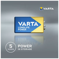 Varta 9V LongLife Power 6LR61 baterie alcalina BLISTER 1