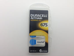 Duracell 675, PR44, 1.45V baterii auditive blister 6 pentru aparate auditive