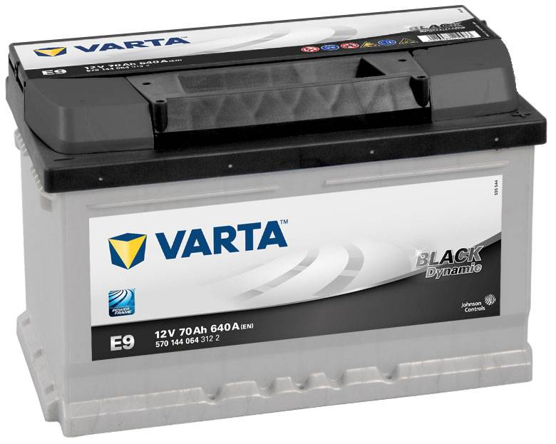 Baterie auto 12V 70Ah E9 Varta Black Dynamic cod 570144 064