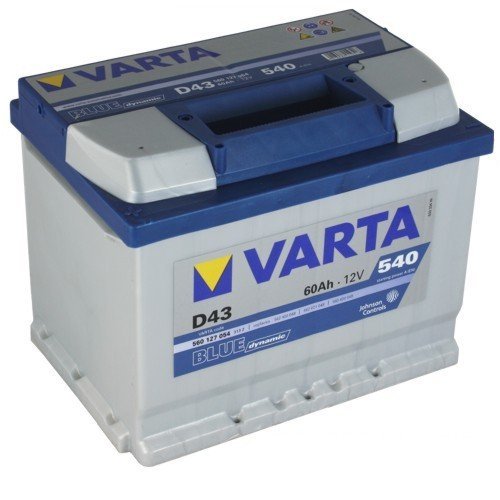 Baterie auto 12V 60Ah D43 Varta Blue Dynamic 560127 054 borna inversa