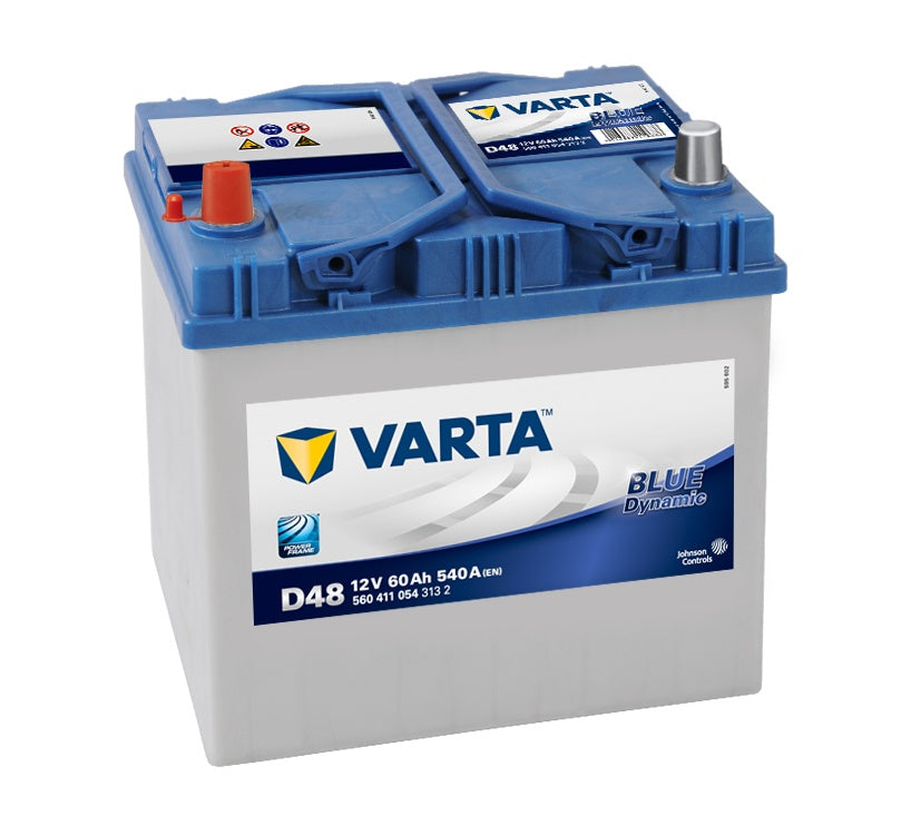 Baterie auto Varta Blue Dynamic 12V 60Ah D48, 540A cod 560411 054 borna inversa