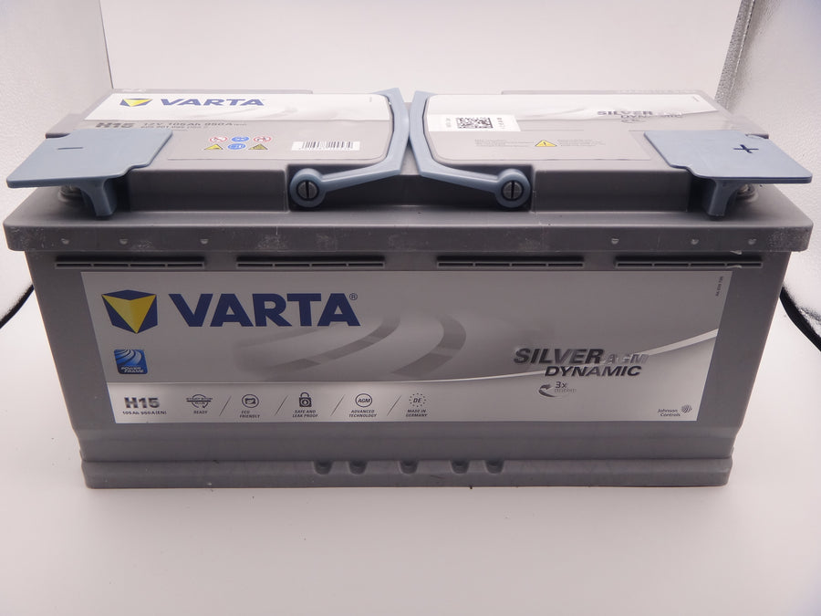 Varta Silver AGM Dynamic H15 baterie auto 12V 105Ah 950A cod 605901 095 Start Stop