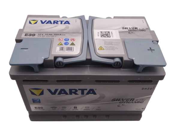 Baterie auto 12V 70Ah 760A E39 Varta Silver AGM Dynamic cod 570901076 Start Stop