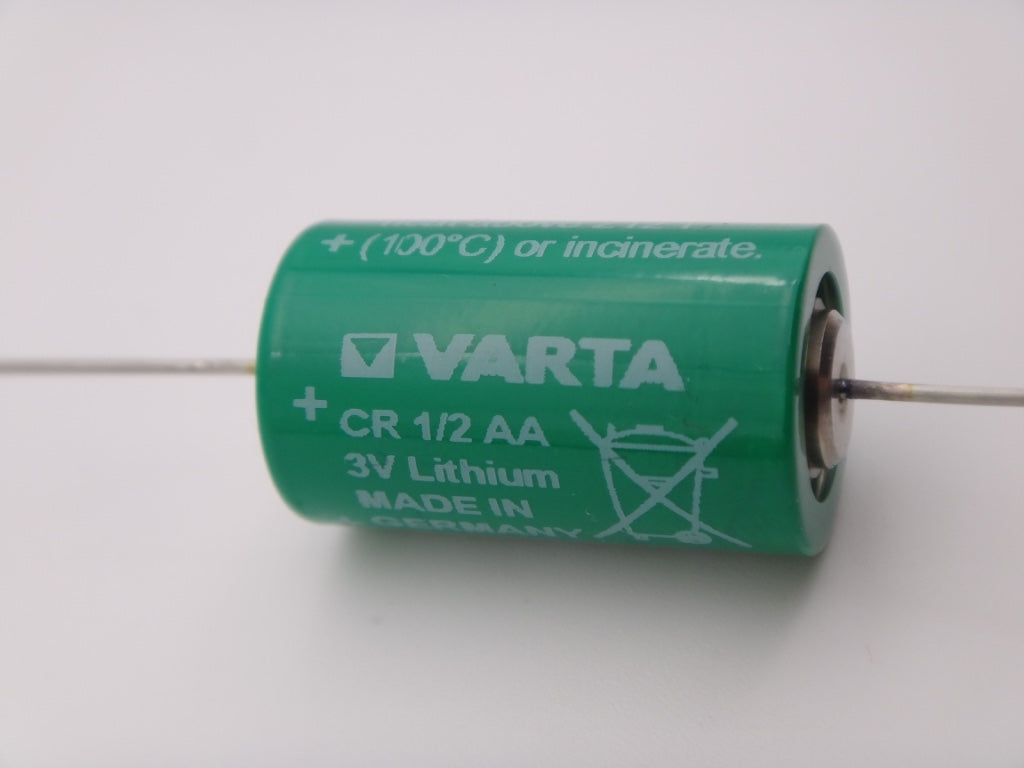 Baterie Varta litiu CR1/2AA 950mAh 3V conexiuni fire pentru lipire