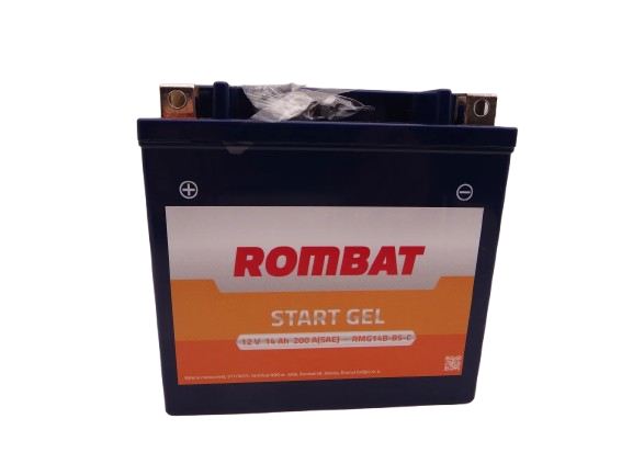 Baterie moto, scuter, atv 12V 14Ah 200A Gel RMG14-BS-C Rombat