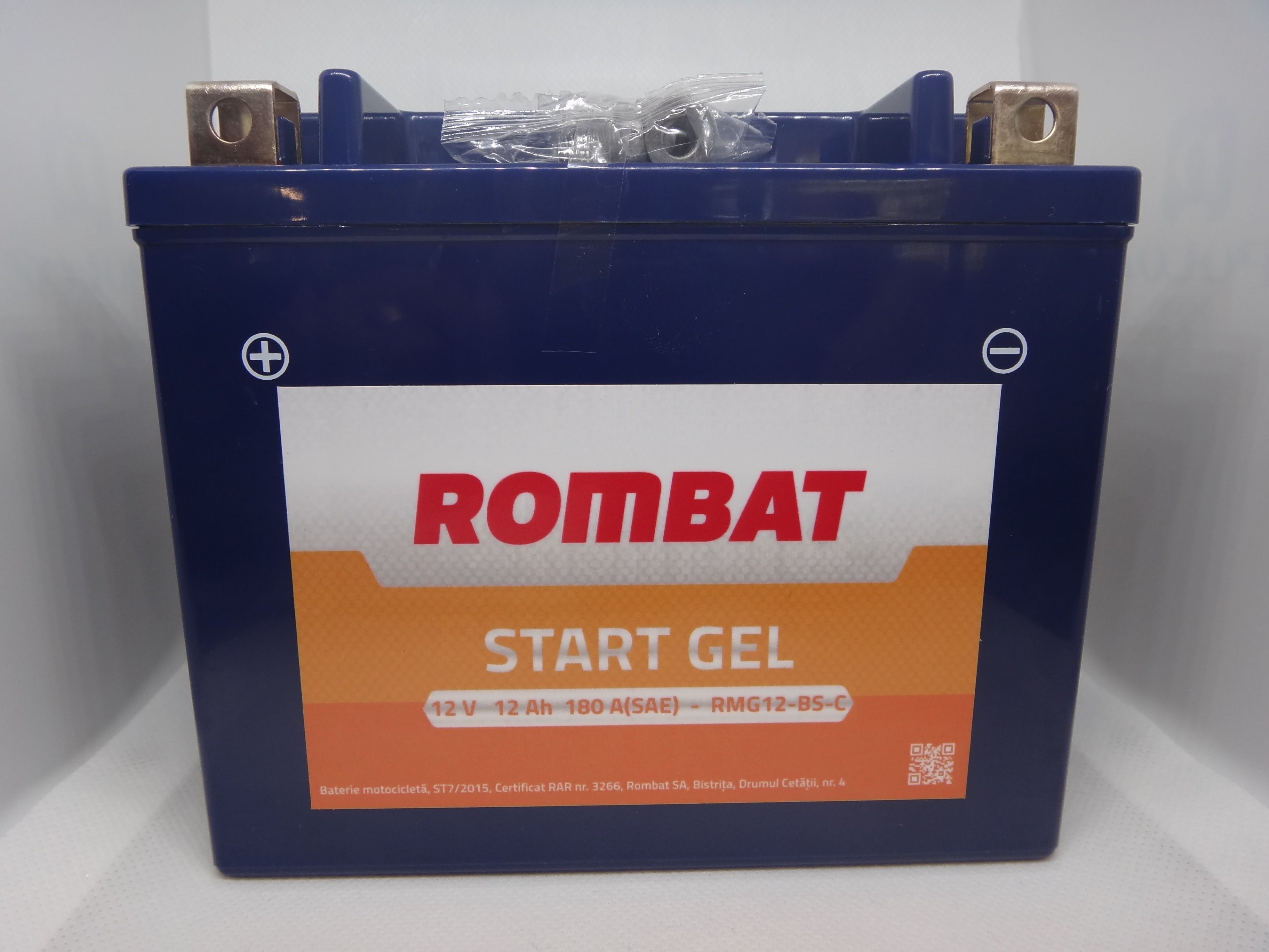 Baterie moto, scuter, atv 12V 12Ah 180A Gel RMG12-BS-C Rombat