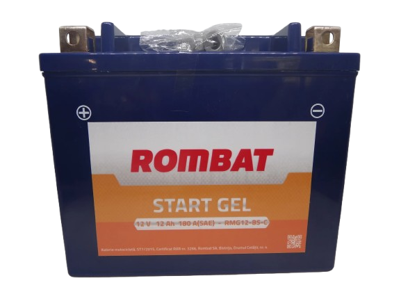 Baterie moto, scuter, atv 12V 12Ah 180A Gel RMG12-BS-C Rombat